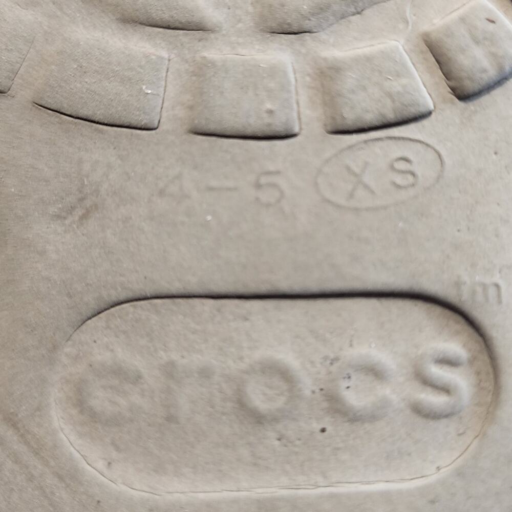 Crocs Light Brown Slip On Unisex Clog Sandals Size Youth 4-5 XS - Picture 6 of 6